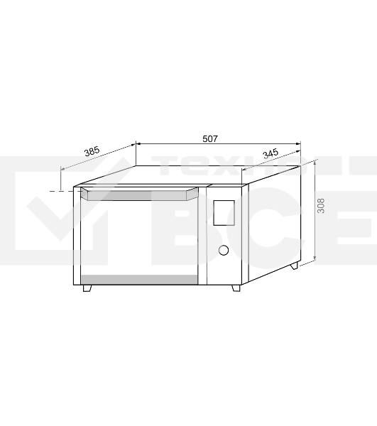 Электрическая мини-печь Krona OFEN 28 BLS