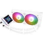 Водяное охлаждение для процессора Thermalright Grand Vision 240 (240mm, LED, White, ARGB/Fans: 2x120mm, 80.45CFM, 29.4dBA, 2150RPM/Pump height 72.5mm, 6400RPM, Rad thickness 27mm/S: 1700, 1200, 1851, 115X, 2011, 2066, AM5, AM4), фото10