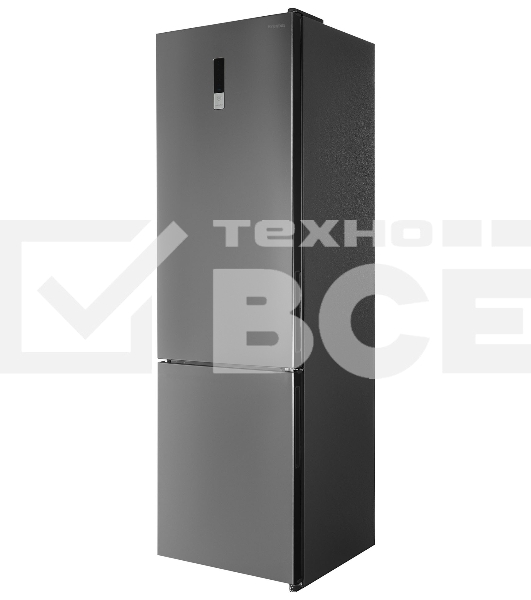 Холодильник Hyundai CC3595FIX нержавеющая сталь двухкамерный 245/115л морозилка снизу