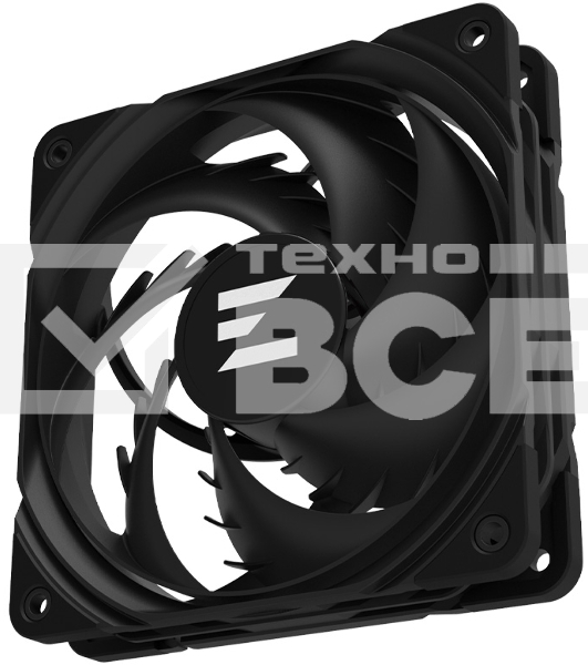 Вентилятор для корпуса Zalman ZM-AF120 черный, 120 мм, 2000 об/мин, 29.7 дБ, 4 pin