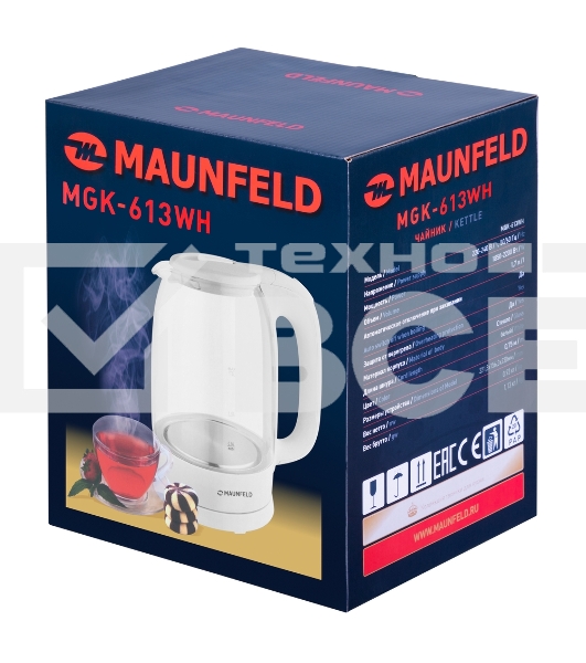 Чайник Maunfeld MGK-613WH