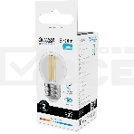 Лампа филам. Gauss Filament 10Вт цок.:E27 шар св.свеч.бел.нейт. (упак.:10шт) (52220), фото9