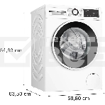 Стирально-сушильная машина Bosch WNG2540LSN белый загрузка фронтальная 10,5 кг, 1400 об/мин., класс: А++, фото10