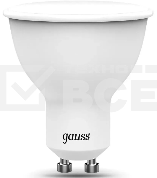 Лампа cветодиодная Gauss 101106406 MR16 6W GU10 RGBW+димирование