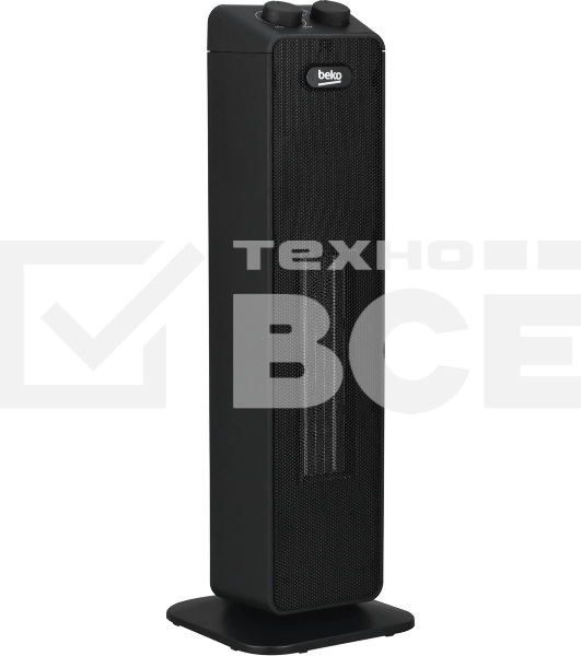 Тепловентилятор Beko Winter Range RHP 6320 B черный, 2000 Вт, 25 м2, термостат
