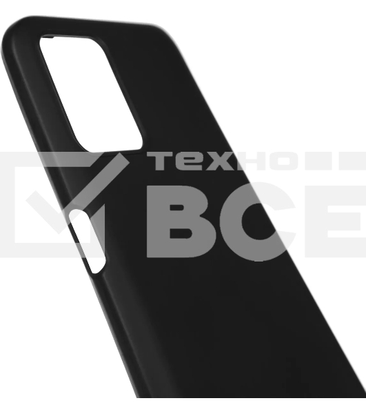Чехол (клип-кейс) LuxCase, для Realme 8i, черный [62348]