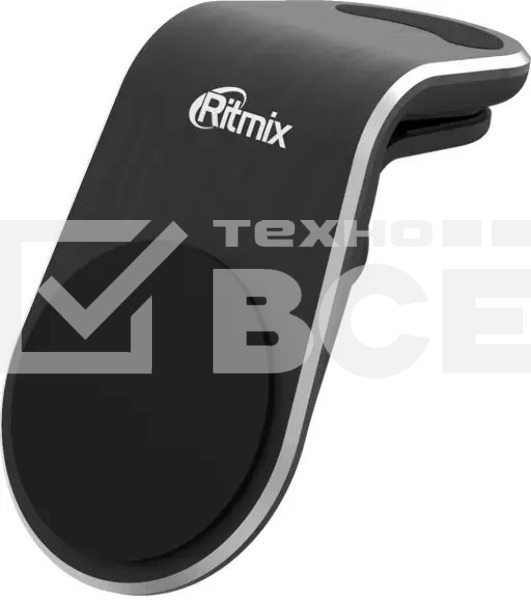 Держатель Ritmix RCH-009 V Magnet магнитный черный (80000771)