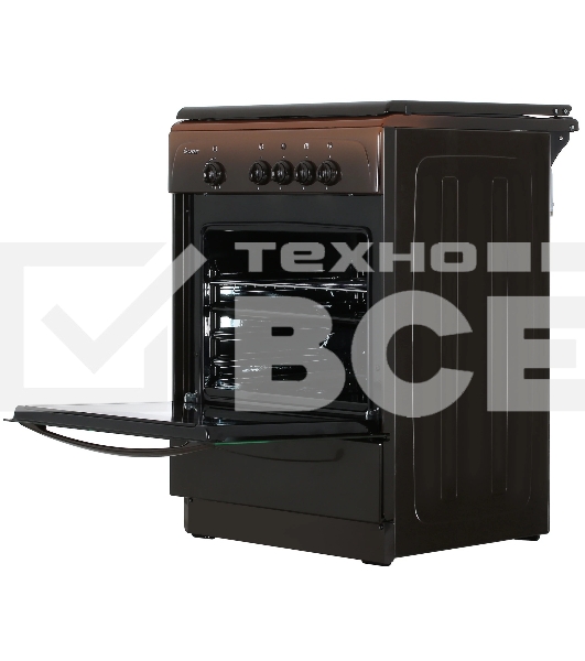 Плита газовая Gefest 1200-С7 К39 коричневый, конфорок 4 шт, духовка 63 л, 60 см x 85 см x 60 см