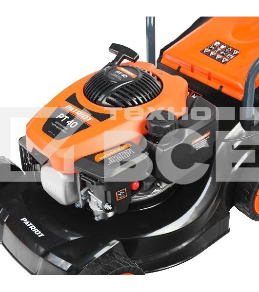 Газонокосилка бензиновая PATRIOT PT 40, 130сс, 3,5 л.с., 40 см, 35л. трав., пластик. дека,