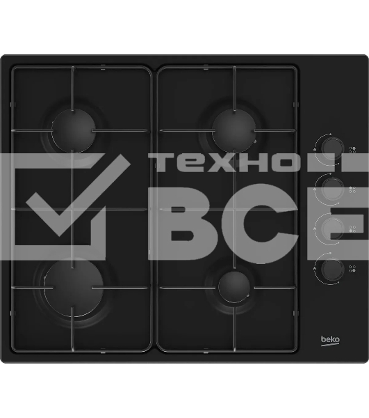 Газовая варочная панель Beko HIGG 64123 SB черный