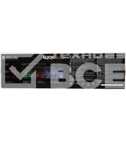 Комплект клавиатура + мышка Defender GLION C-123 RU PROMEGAJET