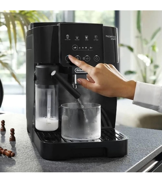 Кофемашина Delonghi Dinamica ECAM223.61.GB 1450Вт черный