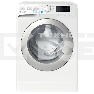 Стиральная машина Indesit BWSE 81293X WSV RU белый, загрузка фронтальная 8 кг, 1200 об/мин., класс: А