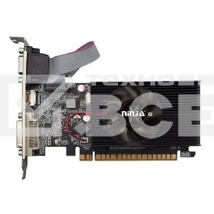 Видеокарта Ninja (Sinotex) Geforce GT610 PCIE (48SP) 2G 64-bit DDR3 DVI HDMI CRT