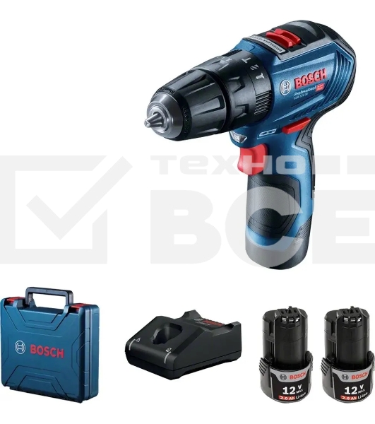Дрель-шуруповерт Bosch GSB 06019G9100 Аккумуляторная, Кейс