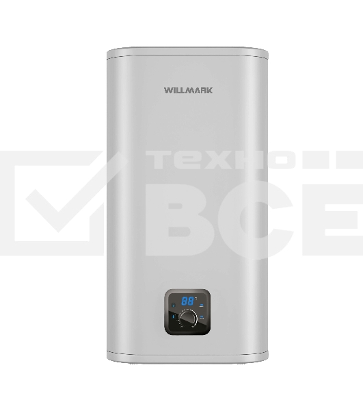 Водонагреватель Willmark WWH-100SFS U PRO (100л,2000Вт,нерж.сталь,универс.монтаж,7лет гар.бака,сер)