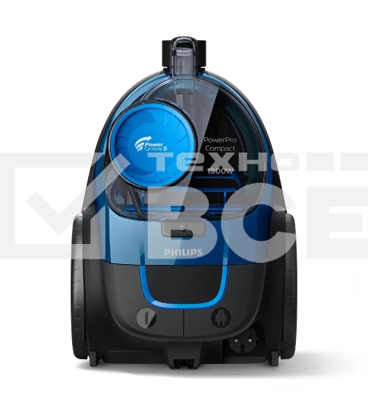 Пылесос Philips FC9352/01 синий, 370/1900 Вт, уборка сухая, пылесборник контейнер, 1.5 л