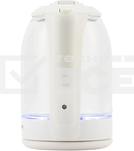 Чайник электрический StarWind SKG1056 1,8 л, 2000 Вт, белый/прозрачный