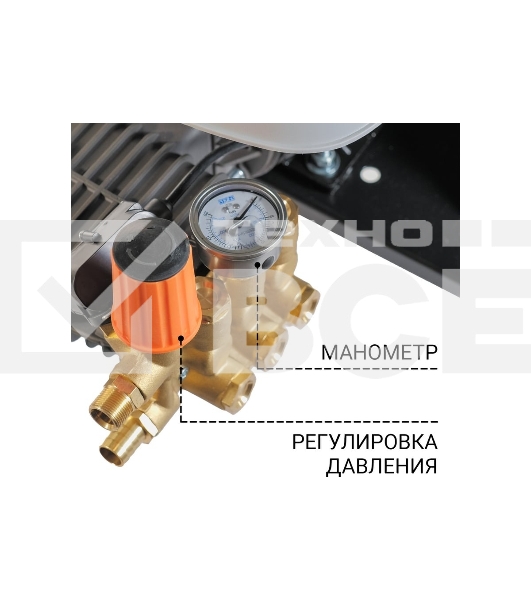 Мойка высокого давления Bort KEX-3200 2800 Вт, максимальное давление 90 бар, рабочее давление 70 бар, 20 л/мин, 47 кг, набор аксессуаров 10 шт