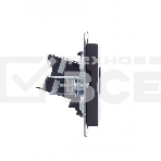 Розетка компьютерная двойная IEK BRITE РК10-2-БрГ RJ45 кат.5E графит, фото3