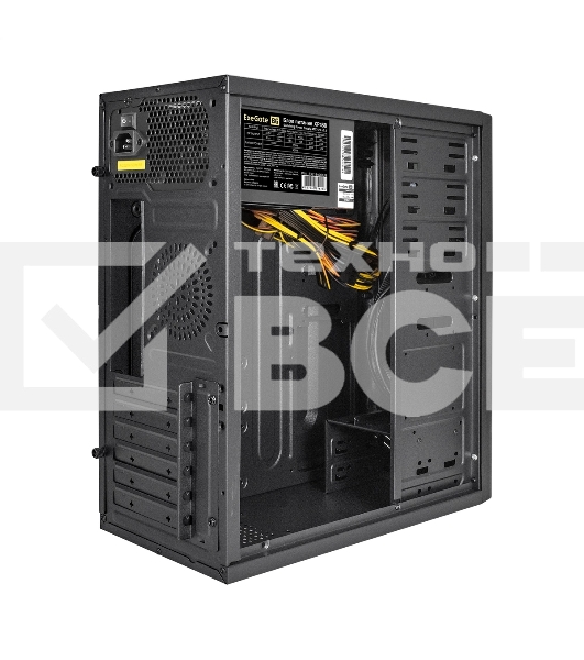 Компьютерный корпус Miditower ExeGate XP-340U-UNS500 (ATX, БП UNS500 с вент. 12см, 1хUSB/2хUSB 3.0, аудио)