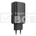 Сетевое зарядное устройство MORE CHOICE (4610196409646) NC79 1USB+2Type-C 3.0A PD 65W быстрая зарядка черный, фото4