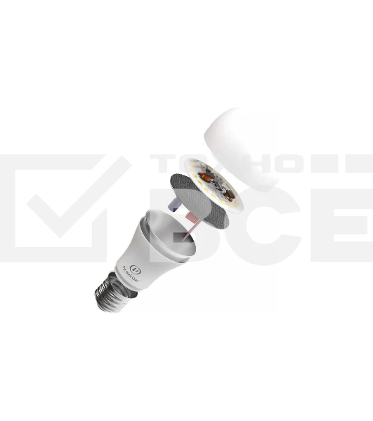 Лампа светодиодная RS A60 E27 15W 220-240V 6500К 15Вт 1500лм Ra 90 грушевидная Русский Свет 15010345045