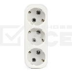 Тройник Smartbuy (SBE-16-A02-3z) 3 гнезда с заземлением плоский 16А 250B, фото3