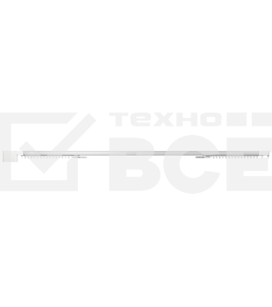 Умный карниз для штор Яндекс, длина 2,4-4,5 м, работает с Алисой, Zigbee, YNDX-00592