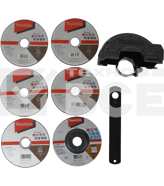 Угловая шлифовальная машина Makita GA5030RX9 720Вт 11000об/мин рез.шпин.:M14 d=125мм