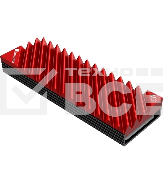 Радиатор для SSD M.2 2280 JONSBO M.2-3 Red (красный)
