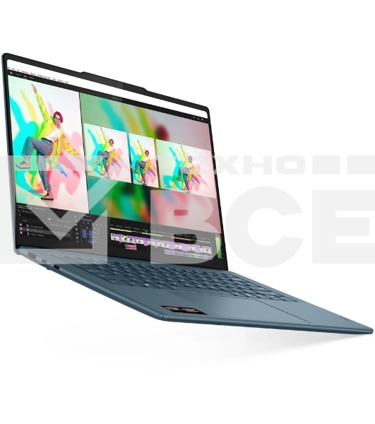 Ноутбук Lenovo Yoga Pro 7 14AKP10/14.5' OLED /AMD Ryzen AI 7 350 32Gb/1Tb SSD/AMD Radeon 860M/Windows 11 Pro/бирюзовый/1.54kg