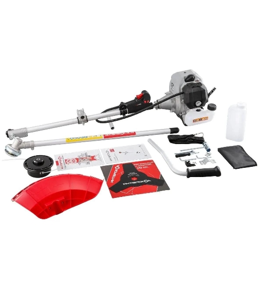 Триммер бензиновый Интерскол КБ 143 1400Вт 2.0л.с. разбор.штан. со штангой реж.эл.:леска/нож