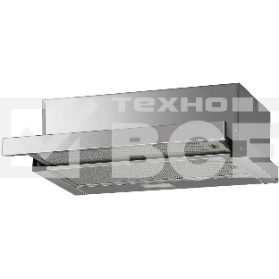 Вытяжка встраиваемая Hyundai HBH 6230 IX нержавеющая сталь управление: кнопочное (1 мотор)