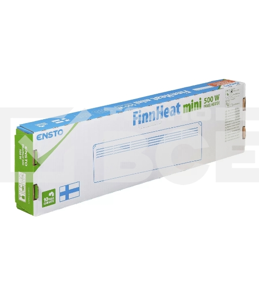 Конвектор ENSTO FinnHeat MINI EPHBMM05PR белый, 500 Вт, 8 м2, механический термостат