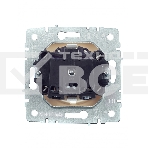 Розетка 1-местная IEK BRITE 16А РС14-1-0-БрКр с заземлением, с защитными шторками, 16А, бежевый, фото2