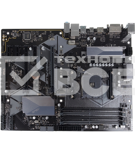 Материнская плата ASUS PRIME B450-PLUS, AM4, AMD B450, 4xDDR4, 6xSATA, 1xM.2, 1xPCIe 3.0 x16, 1xPCIe 2.0 x4, 3xPCIe x1, 1x 1Gb LAN, 2xUSB 3.2 Gen 1, 2xUSB 3.2 Gen 2, 1xUSB 2.0, 3x3.5 мм, 7.1, ATX