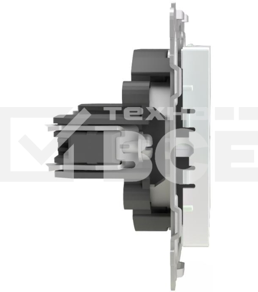 Коннектор TV СП Pixel механизм перламутр. TOKOV ELECTRIC TKE-PX-A1C-C04