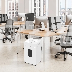 Шредер Cactus CS-SH-K9 белый (секр.P-4) перекрестный 15лист. 48лтр. скрепки скобы пл.карты, фото4