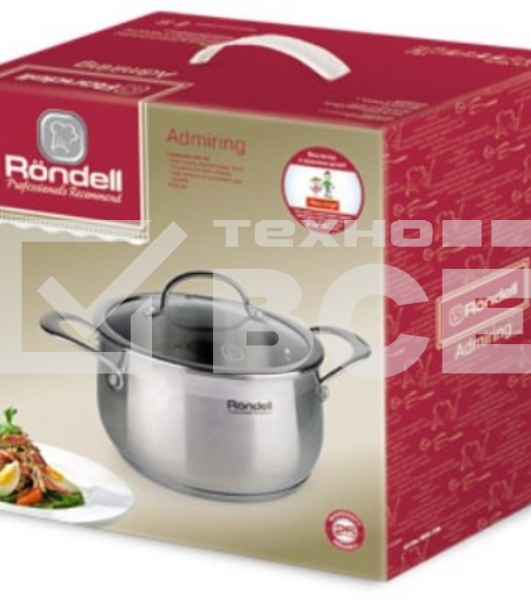 Кастрюля с кр Rondell Admiring 18 см (2,5 л)