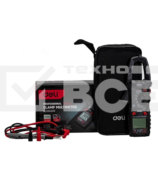 Токоизмерительные клещи цифровые Deli DL334203