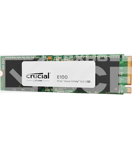 Накопитель SSD Crucial 2Tb E100 M.2 (PCIe 4x4, up to 5000/4000MBs, 3D NAND, NVMe, 100TbW, 22х80мм)