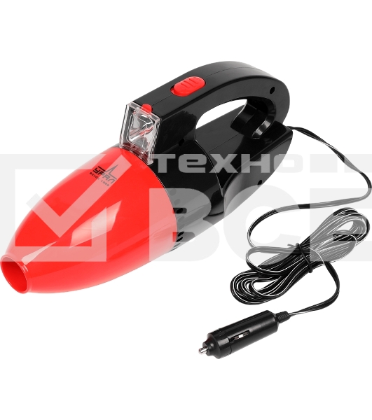 Пылесос автомобильный Ural Смерч 3000 черный/красный 75Вт