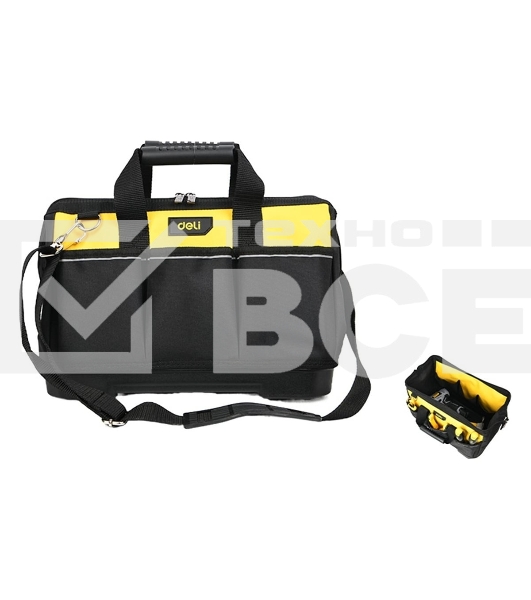 Сумка для инструментов с жестким пластиковым дном Deli DL586120