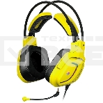Гарнитура проводная с микрофоном A4Tech Bloody G575 Punk желтый/черный 2м мониторные USB оголовье (G575 PUNK), фото 1