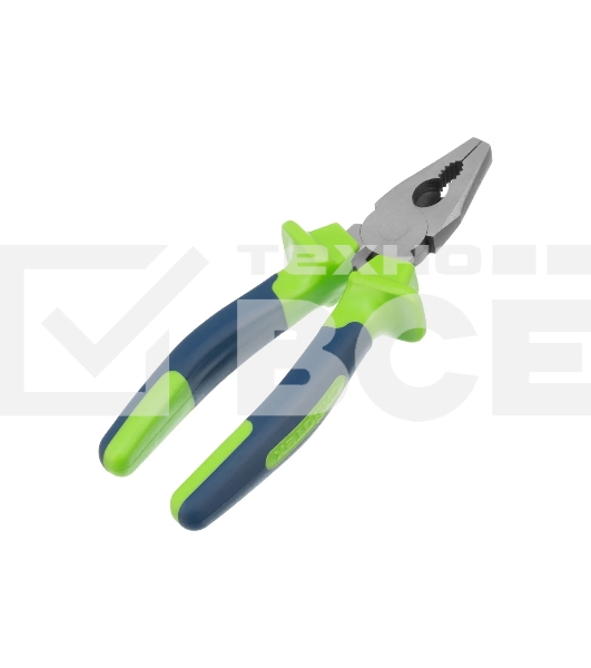 Плоскогубцы комбинированные Сибртех 17052 200 мм, двухкомпонентные рукоятки