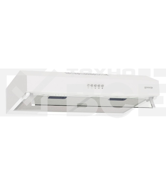 Вытяжка встраиваемая Gorenje WHU629EW/M белый управление: кнопочное (1 мотор)