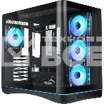 Корпус SAMA V62S, Midi-Tower, чёрный, 4 x 120 мм, фото6