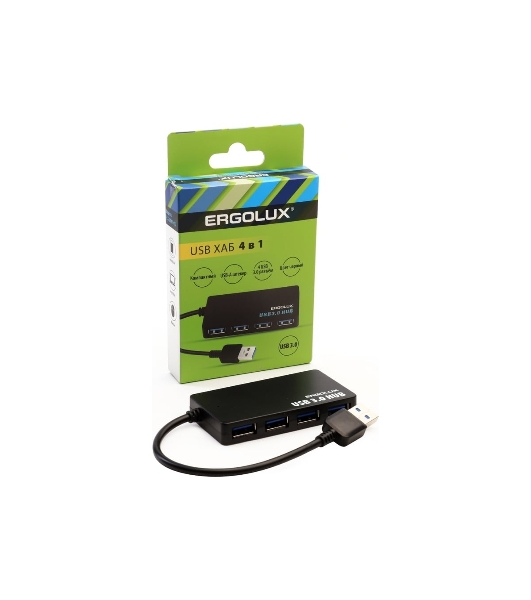 USB-концентратор Ergolux ELX-SLP01-C02, USB, USB, USB