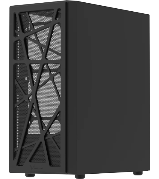 Корпус Formula Mana V2 Black, Midi-Tower, чёрный, без вентиляторов в комплекте